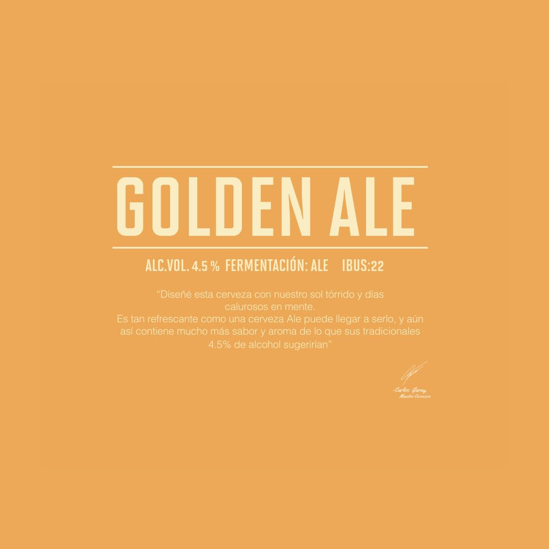 ALLENDE - GOLDEN ALE - Cervecería Allende